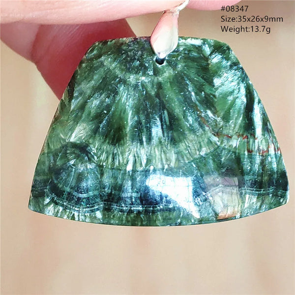 Green Seraphinite Pendant-ToShay.org