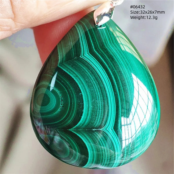 Green Malachite Pendant-ToShay.org