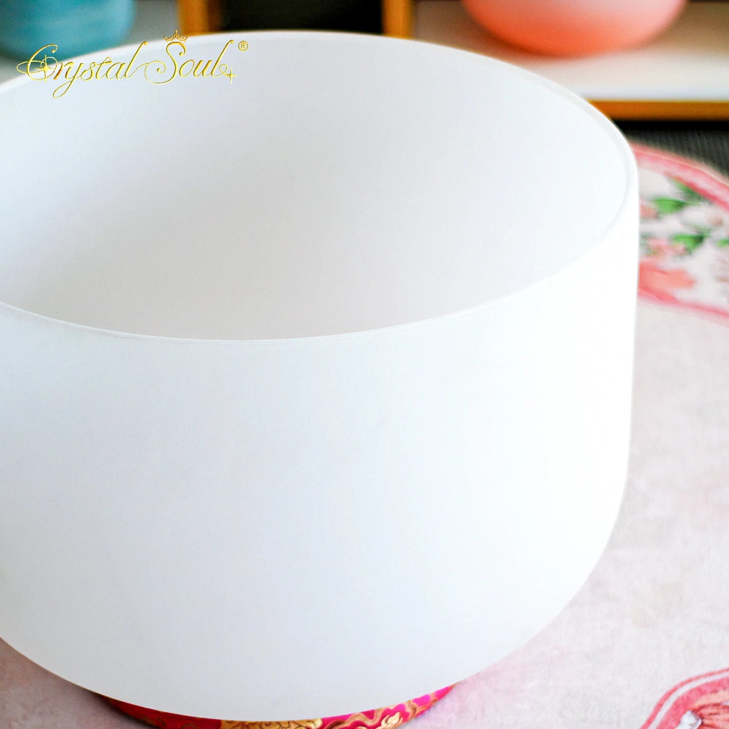 Crystal Soul 22 Inch Customizable Large Crystal Bowl Meditation Interactive Sound Bath-ToShay.org