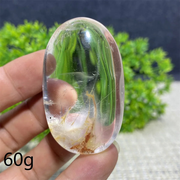 Clear Crystal Palm Stone-ToShay.org