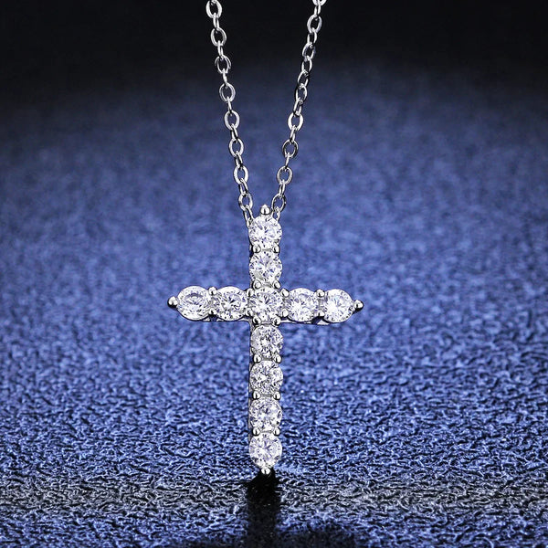 Gold Diamond Cross Pendant-ToShay.org