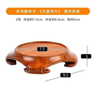 Redwood Carved Base-ToShay.org
