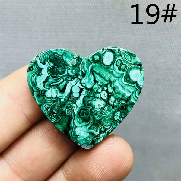 Green Malachite Hearts-ToShay.org