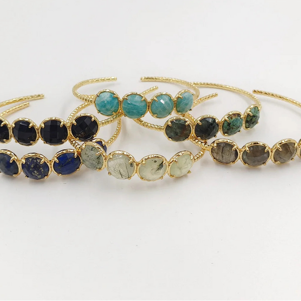 Mixed Crystal Cuff Bracelets-ToShay.org