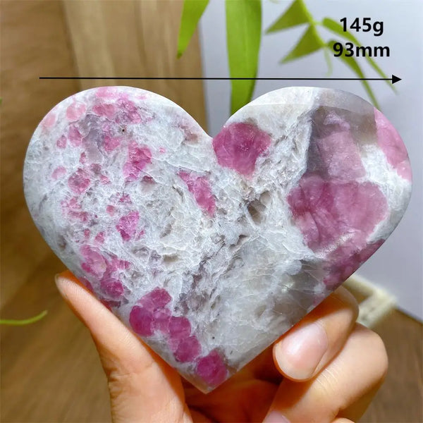 Pink Unicorn Tourmaline Heart-ToShay.org