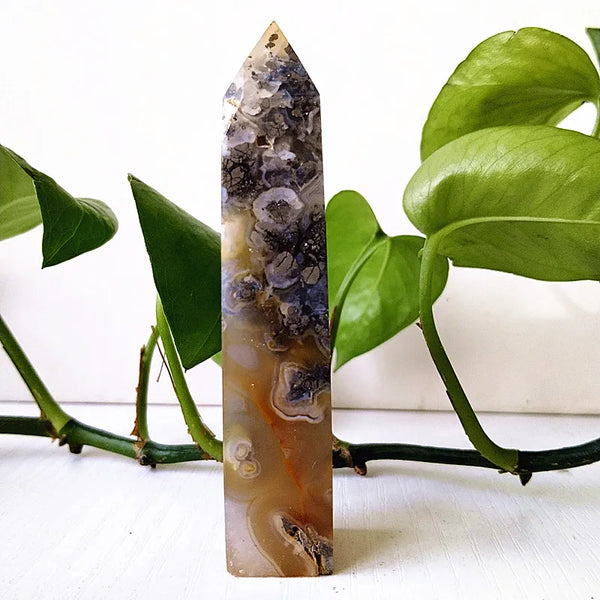 Green Agate Wand Point-ToShay.org