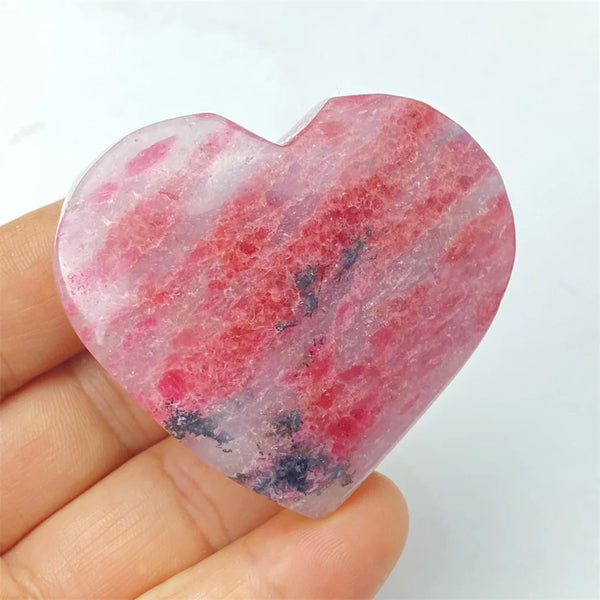 Pink Rose Stone Heart-ToShay.org