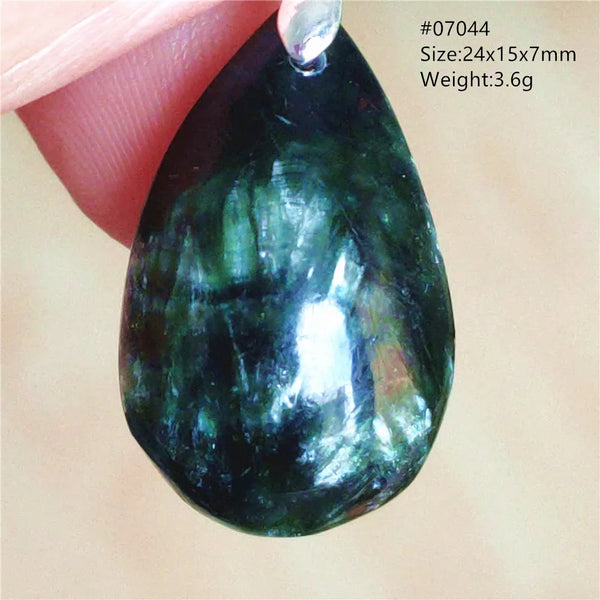 Green Seraphinite Pendant-ToShay.org