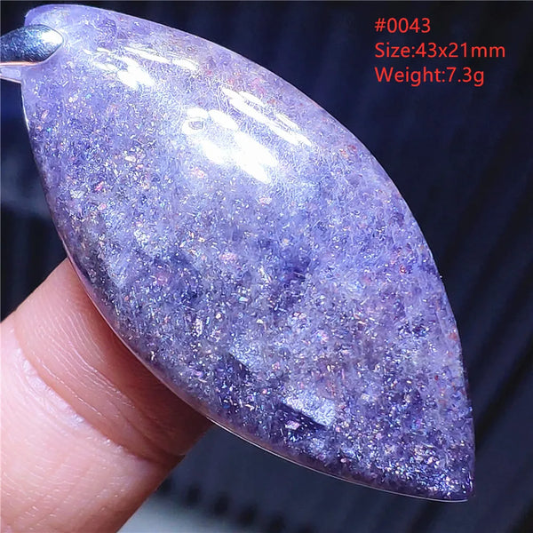 Blue Blood Red Lolite Pendant-ToShay.org