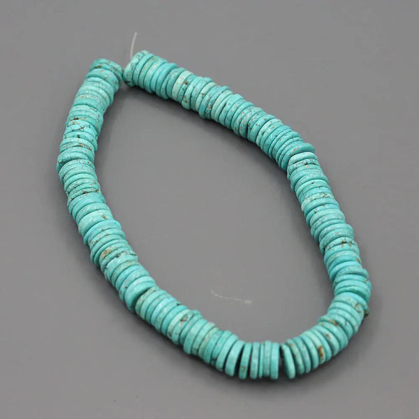 Blue Turquoise Coin Beads-ToShay.org