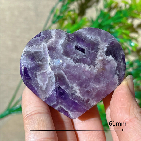 Purple Dream Amethyst Heart-ToShay.org