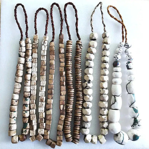 White Conch Shell Beads-ToShay.org
