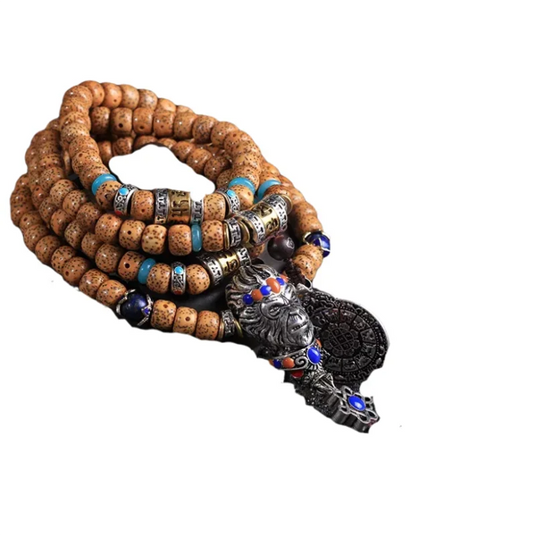 Brown Star Moon Bodhi Mala-ToShay.org