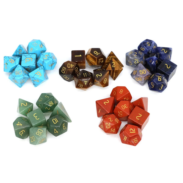 Crystal Platonic Solid Dice-ToShay.org