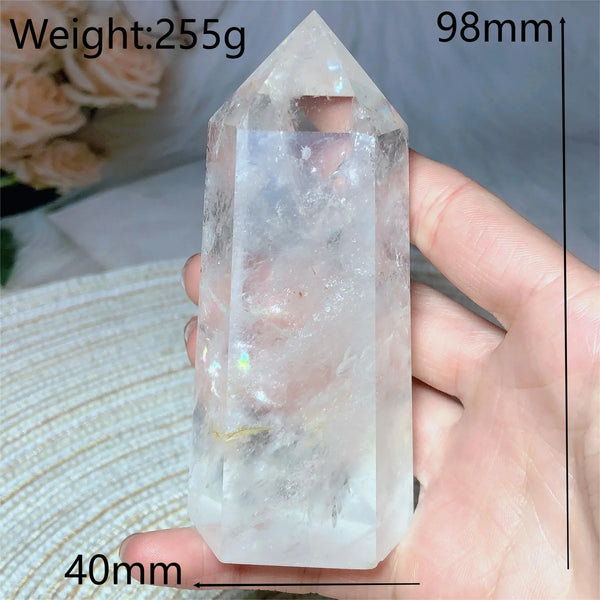 Clear Rainbow Quartz Point-ToShay.org