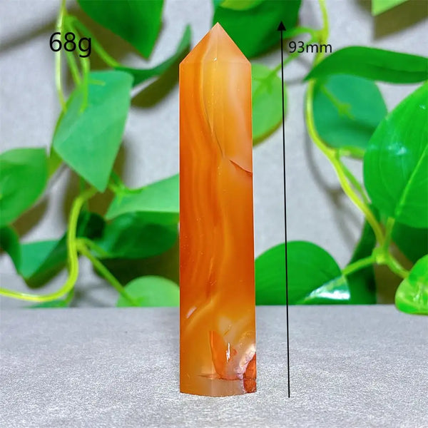 Orange Carnelian Crystal Tower-ToShay.org