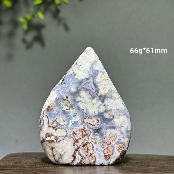 Blue Cherry Agate Torch-ToShay.org