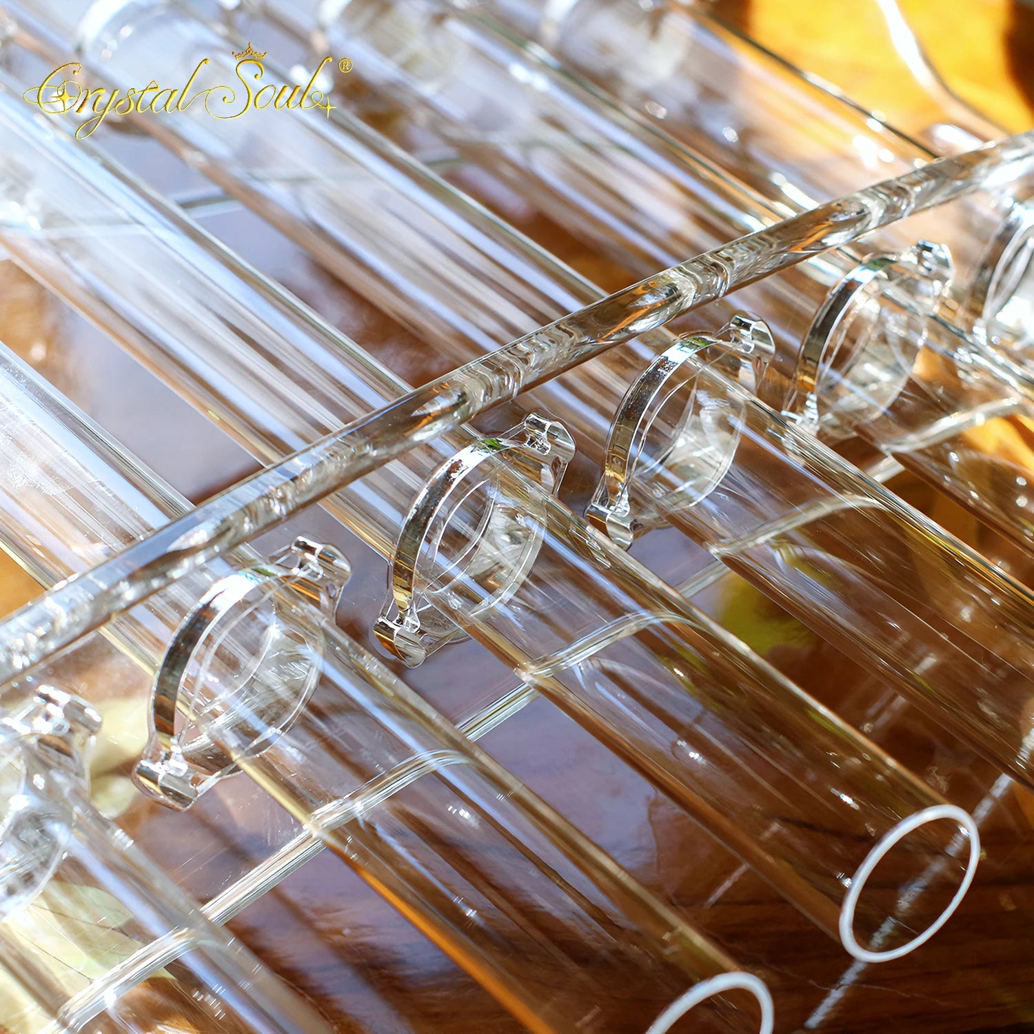 Clear Crystal Singing Harp-ToShay.org