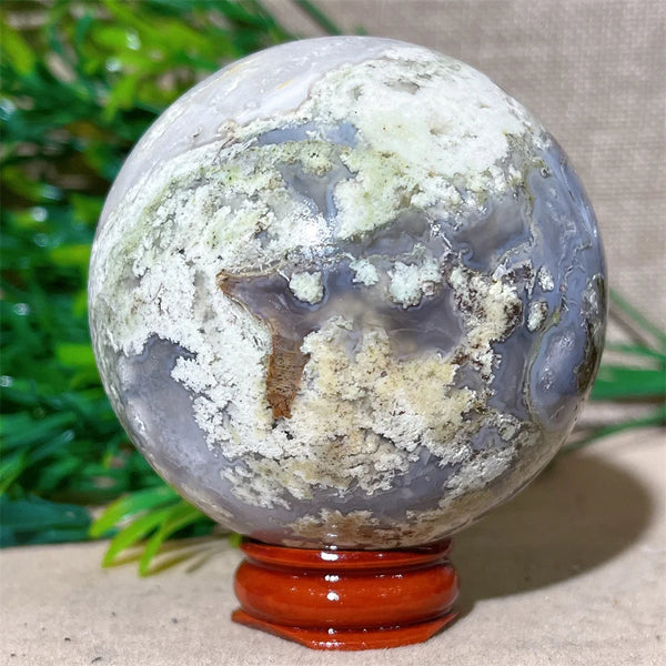 Green Moss Agate Ball-ToShay.org