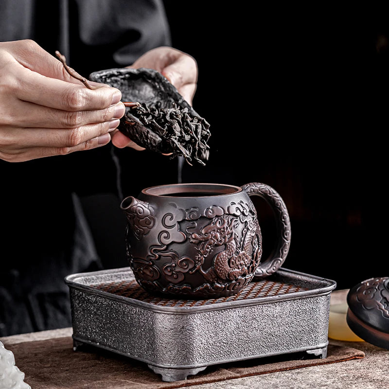 Dragon Clay Teapot-ToShay.org