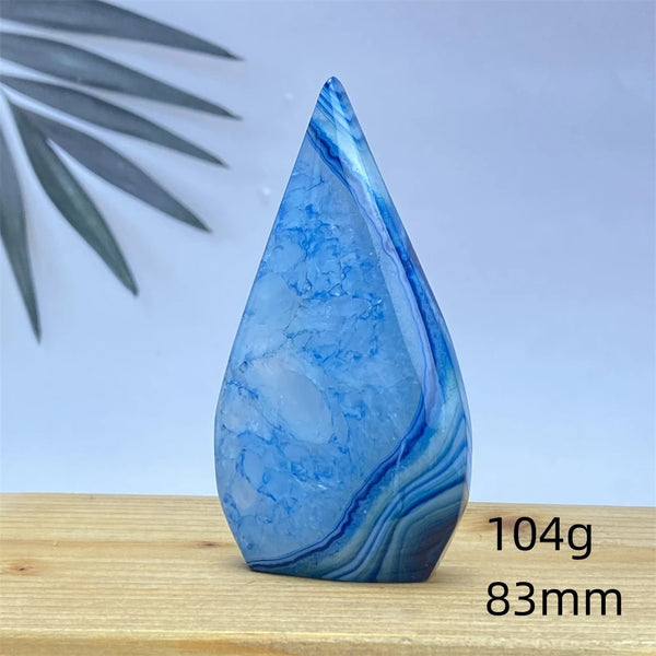 Blue Agate Torch-ToShay.org