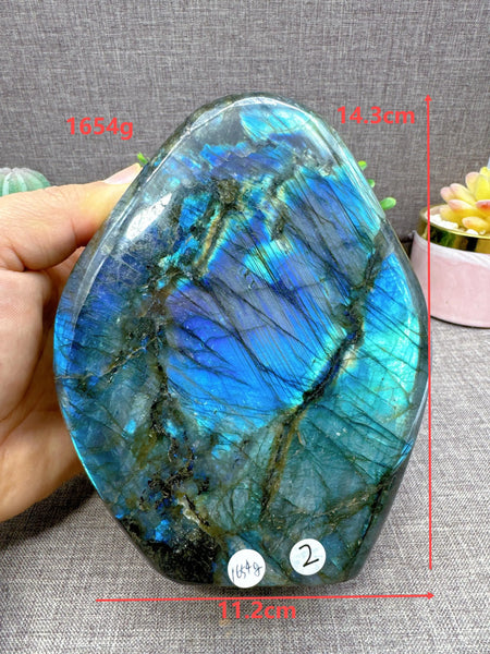 Blue Labradorite Crystal-ToShay.org