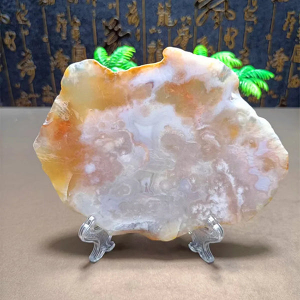 Pink Cherry Blossom Agate-ToShay.org