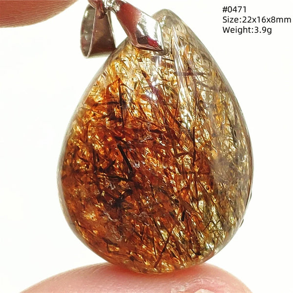 Black Copper Rutilated Quartz-ToShay.org