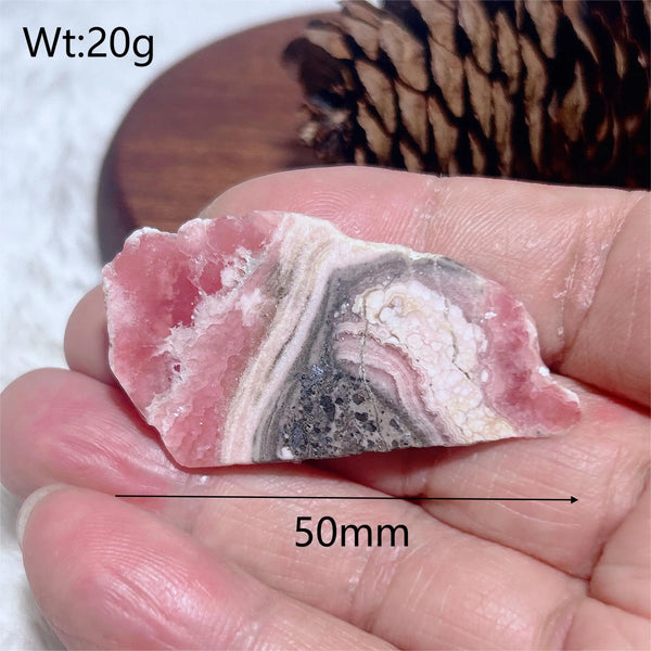 Pink Rhodochrosite Slice-ToShay.org