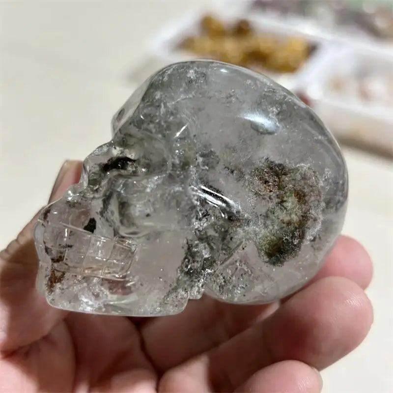 Clear Garden Quartz Skull-ToShay.org