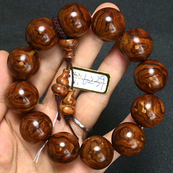 Wood Tiger Bead Bracelet-ToShay.org