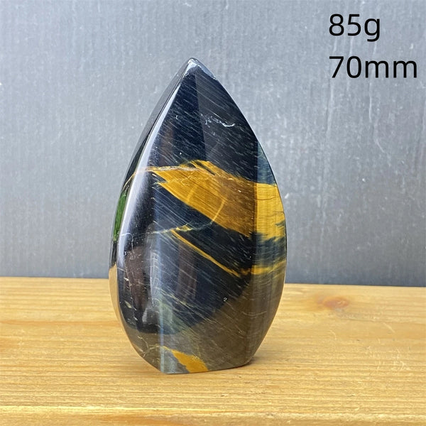 Blue Tiger Eye Stone Flame-ToShay.org