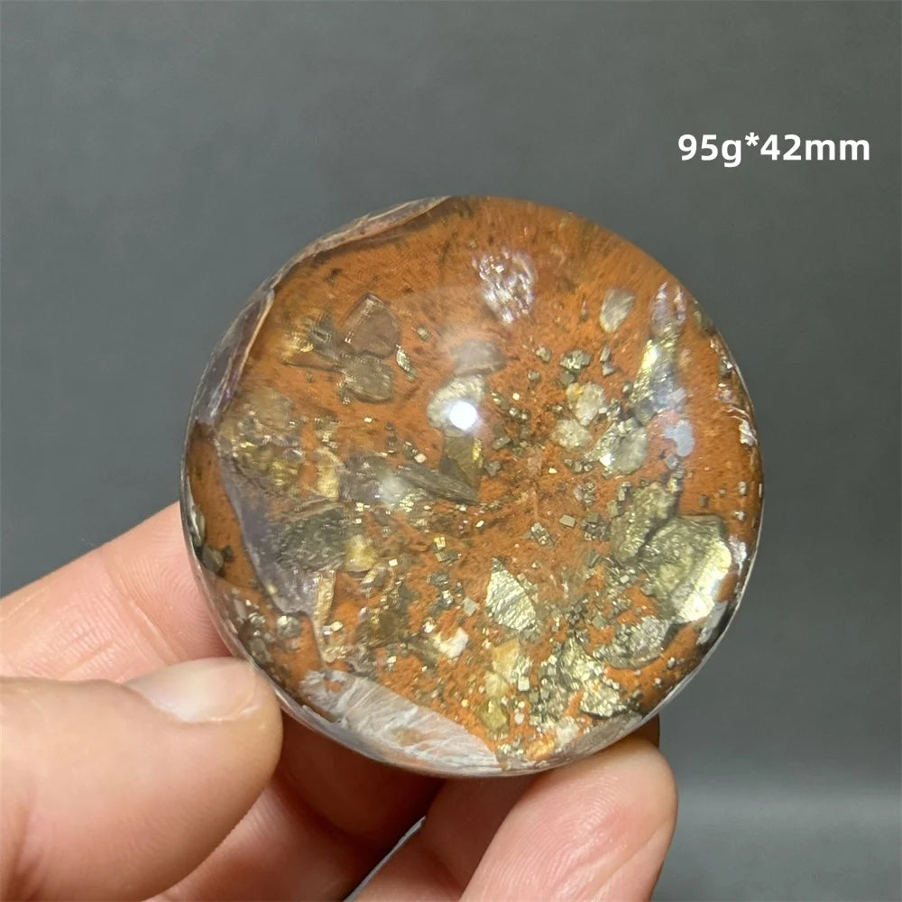 Yellow Chalcopyrite Crystal Ball-ToShay.org