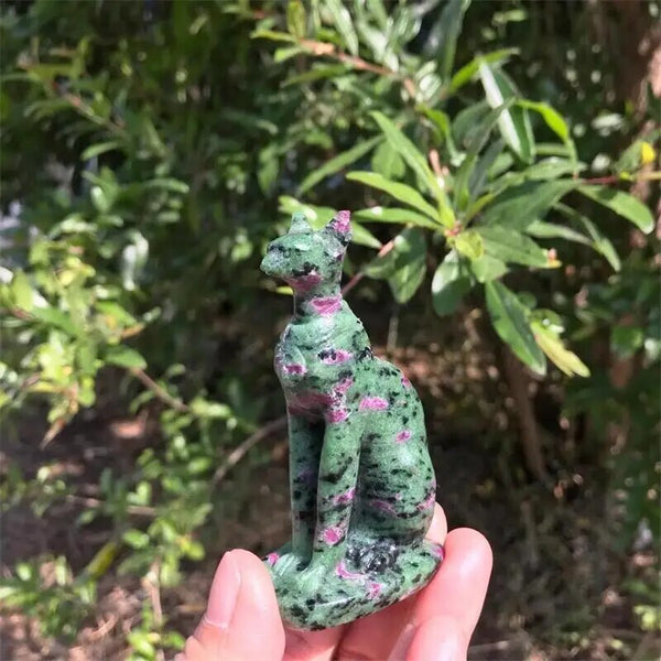 Mixed Crystal Cat Statues-ToShay.org