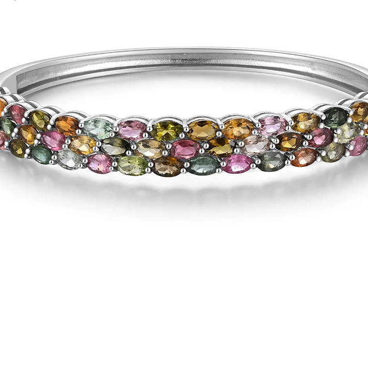 Mixed Tourmaline Bangle-ToShay.org