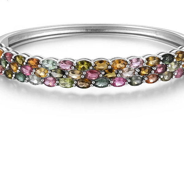 Mixed Tourmaline Bangle-ToShay.org