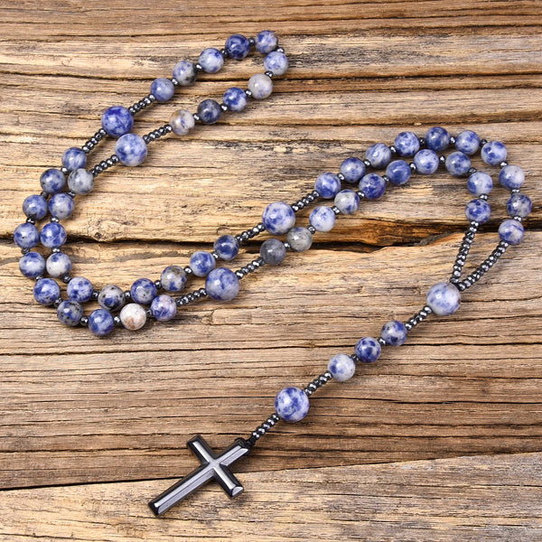 Blue Point Stone Rosary-ToShay.org