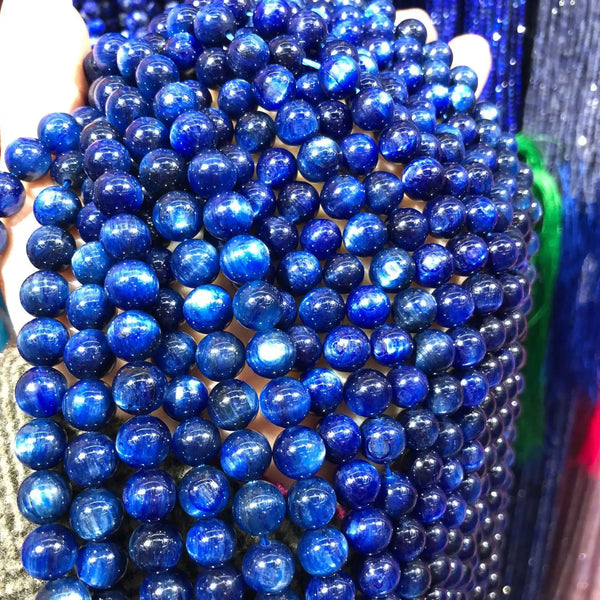 Blue Kyanite Bead Bracelet-ToShay.org