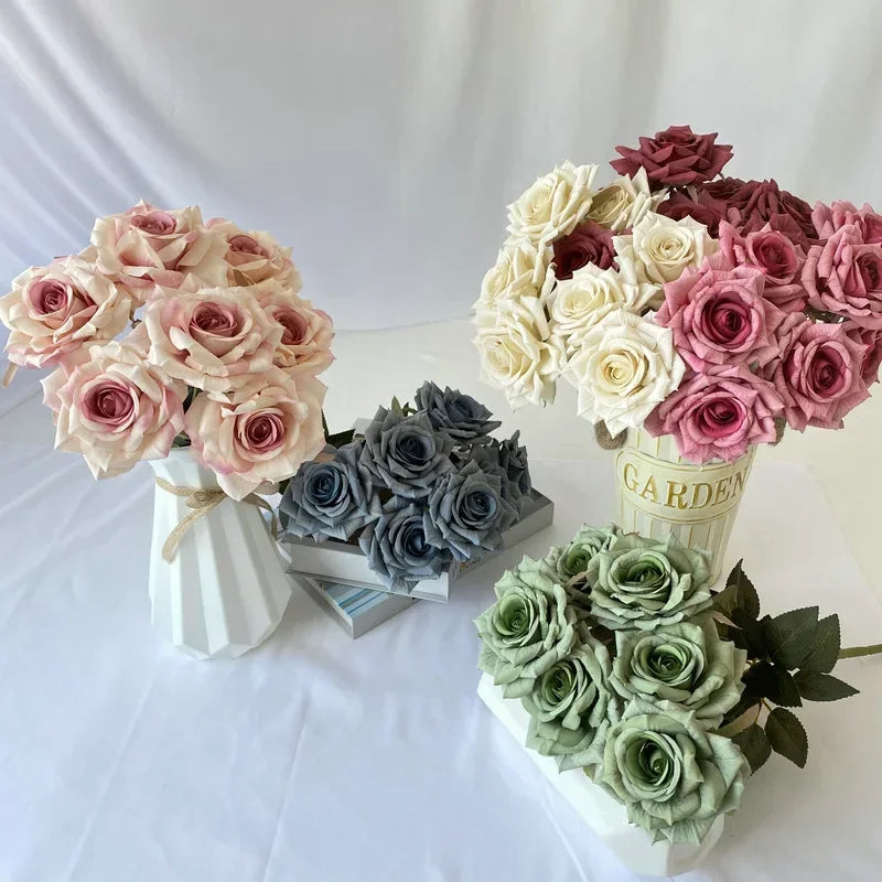 Rose Silk Flower Bouquets-ToShay.org