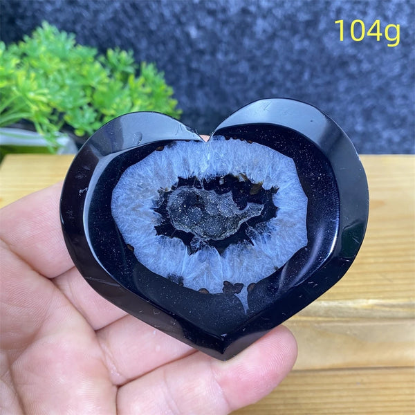 Black Agate Geode-ToShay.org