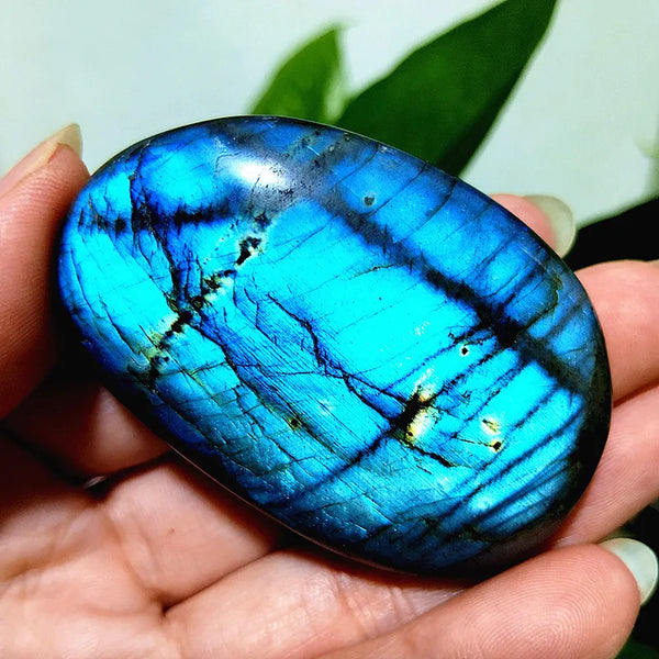 Blue Labradorite Palm Stones-ToShay.org
