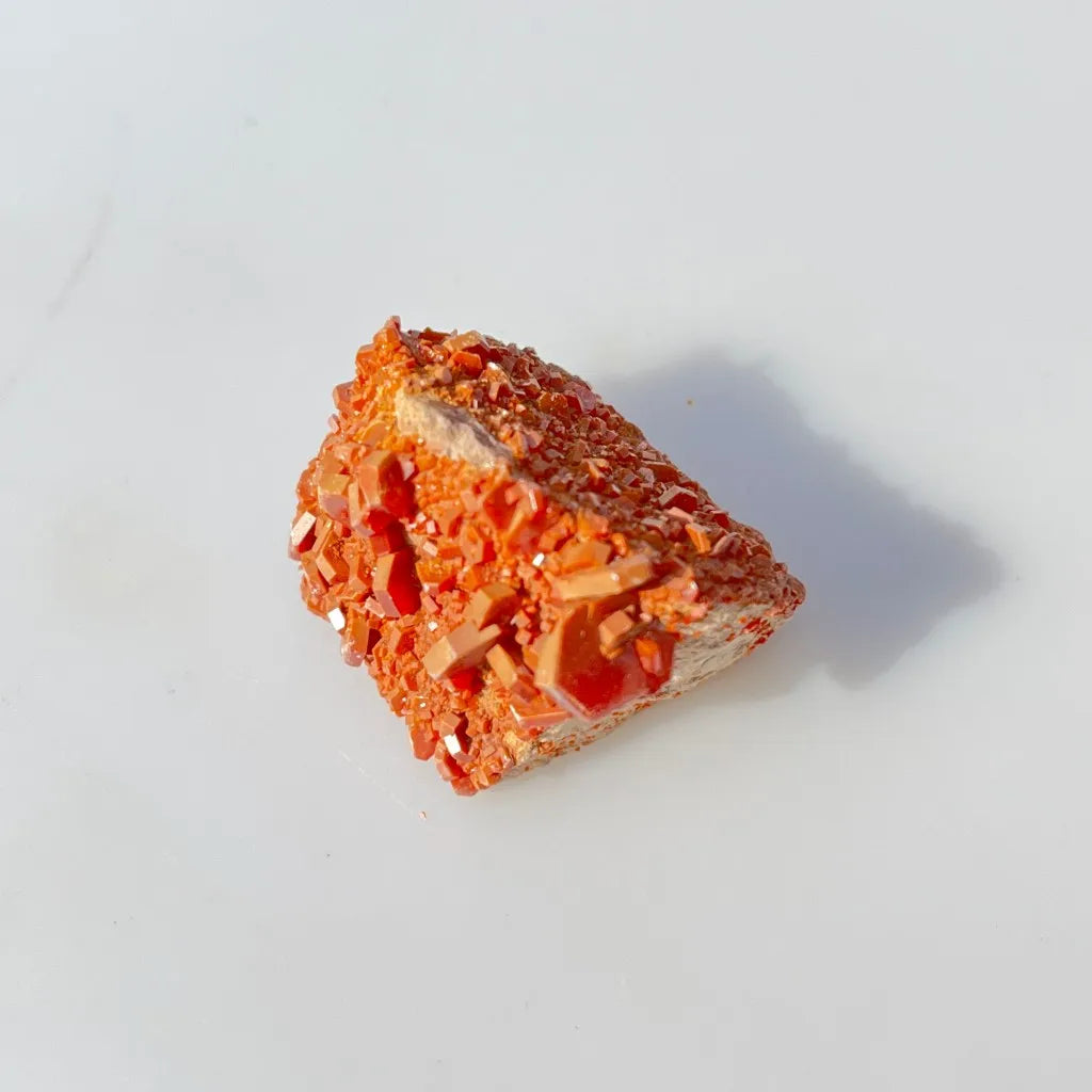 Orange Vanadinite Crystal-ToShay.org