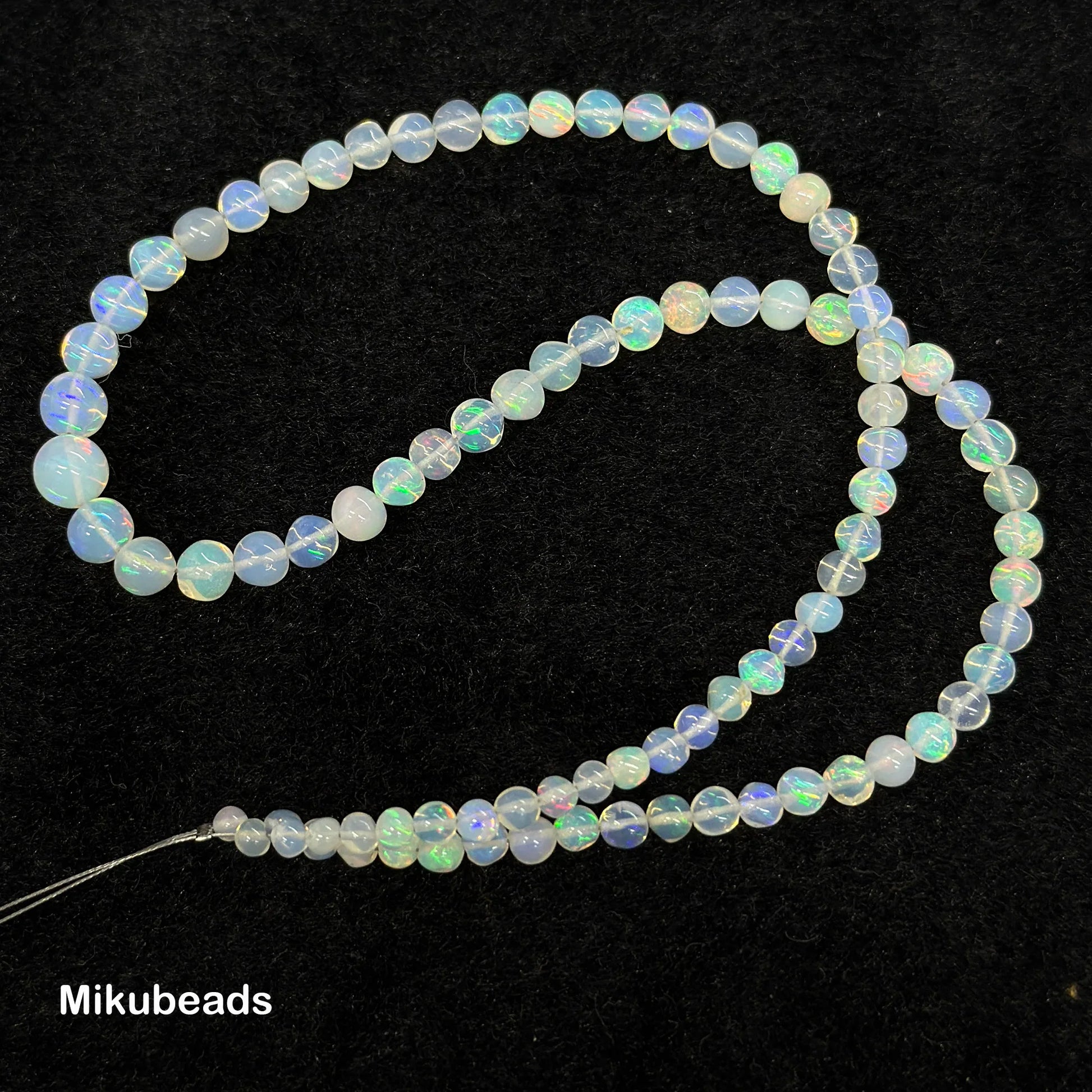 White Opal Stone Beads-ToShay.org