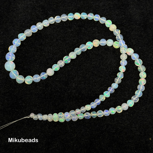 White Opal Stone Beads-ToShay.org
