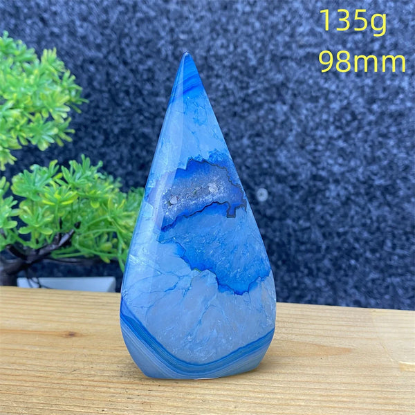 Blue Lace Agate Torch-ToShay.org