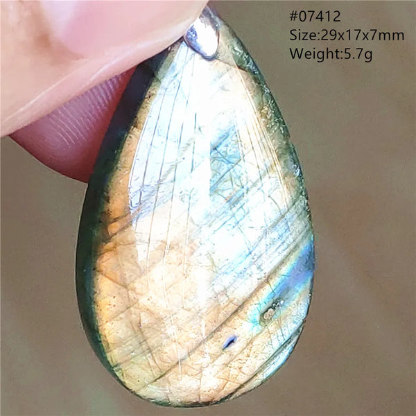 Blue Light Labradorite Pendant-ToShay.org