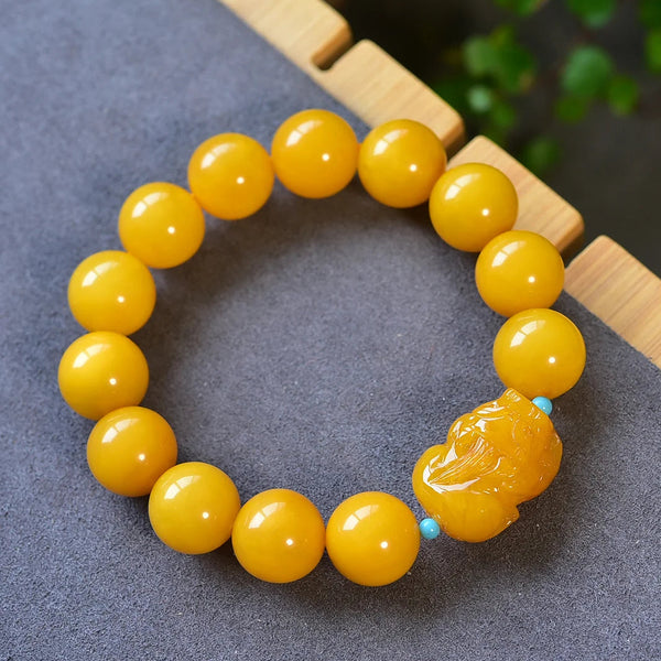 Orange Amber Bracelet-ToShay.org