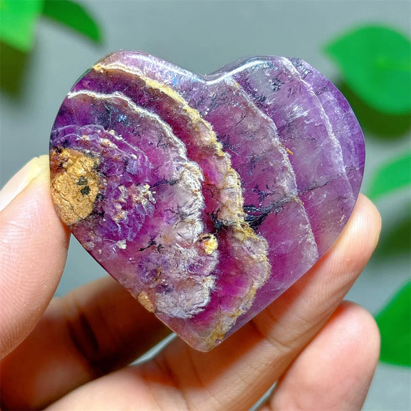 Rainbow Fluorite Heart-ToShay.org