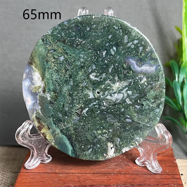 Green Moss Agate Plate-ToShay.org