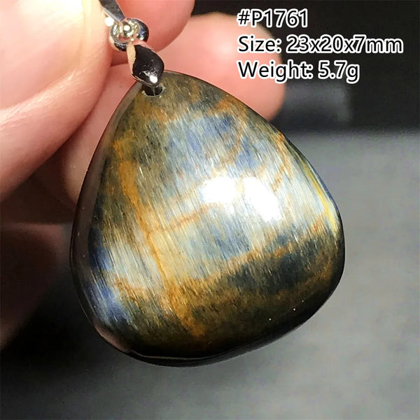 Blue Pietersite Pendant-ToShay.org